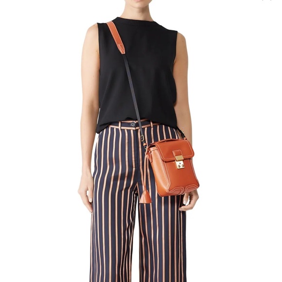 Phillip Lin 3.1 Cognac Pashli Leather Camera Bag - Picture 2 of 9